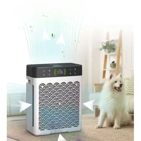Máy lọc không khí UV với bộ lọc than hoạt tính